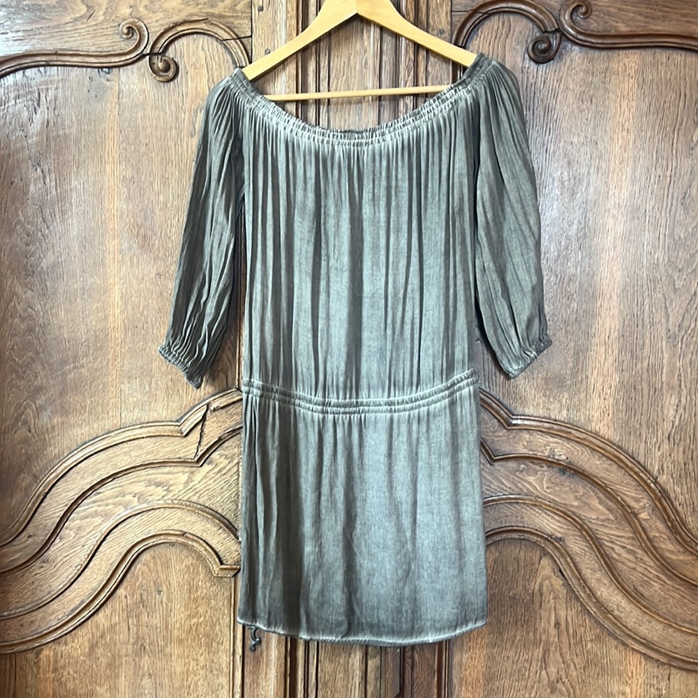 YFB CLOTHING Aletta Dress in Iron Oil Wash - Picture 11 of 13